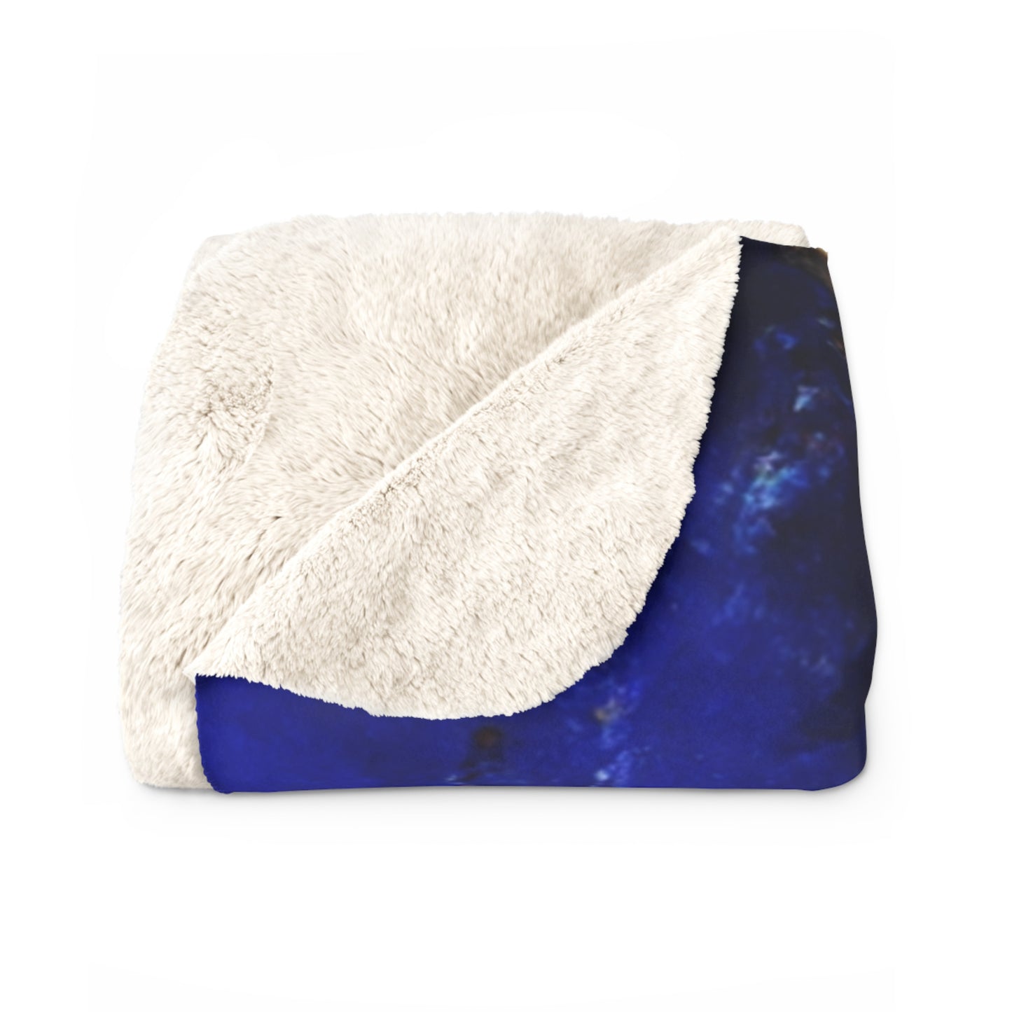 "A Mosaic of Resilience: A Creative Exploration of Strength and Endurance" - The Alien Sherpa Fleece Blanket