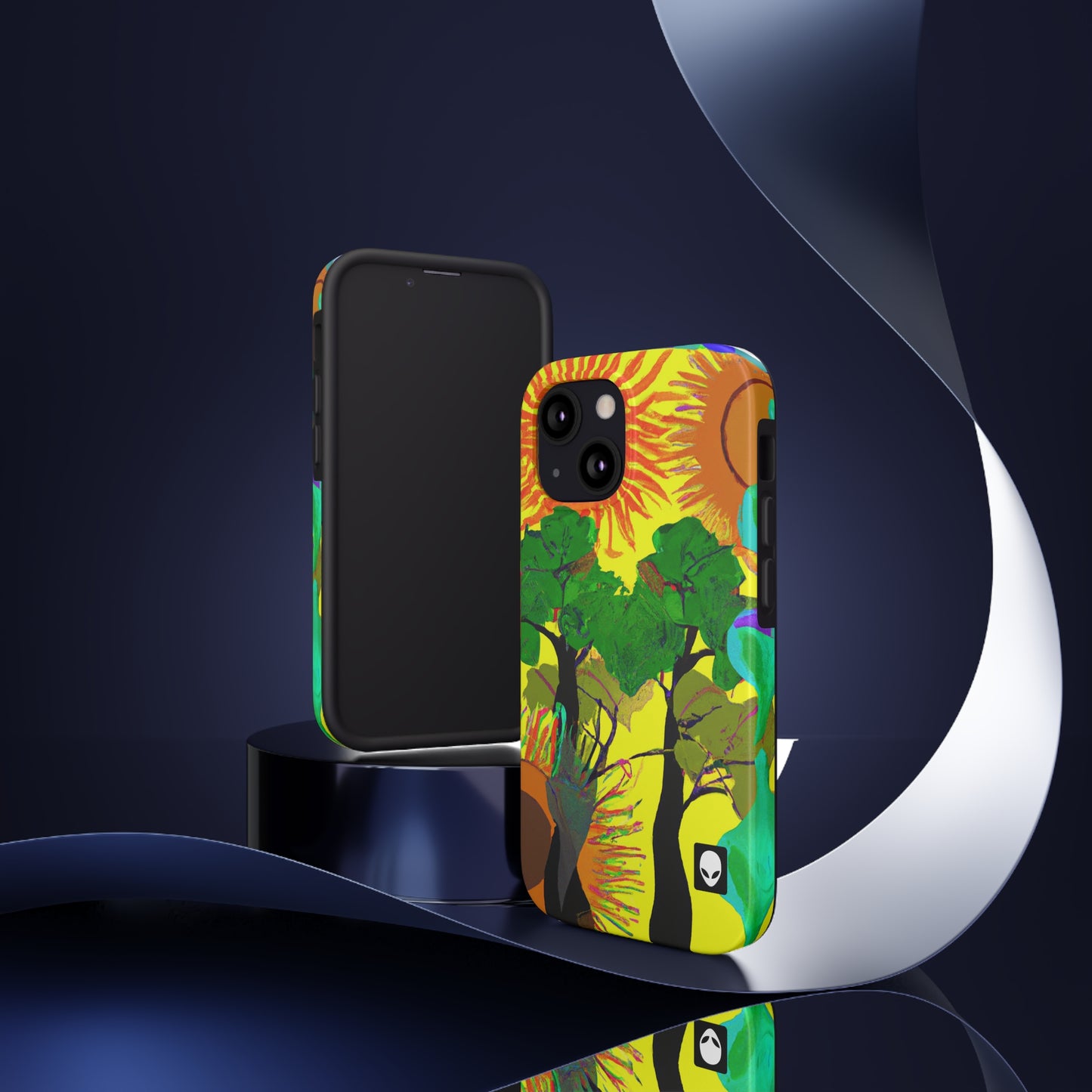 "Colisión de la belleza de la naturaleza": The Alien Tough Phone Cases