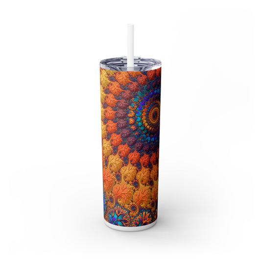 Palette Pizzazz - The Alien Maars® Skinny Tumbler mit Strohhalm 20oz