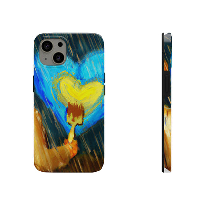 "Life-size Love in a Stormy Sky" - The Alien Tough Phone Cases