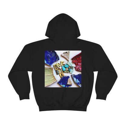 "A Mosaic of Resilience: A Creative Exploration of Strength and Endurance" - The Alien Unisex Hoodie