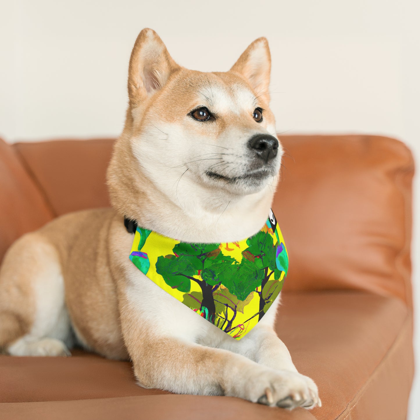 "Colisión de la belleza de la naturaleza": el collar de bandana para mascotas alienígenas