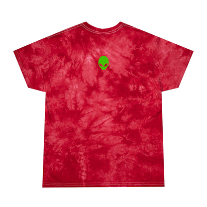 Signo del zodíaco de Piscis: camiseta con efecto tie-dye alienígena, cristal