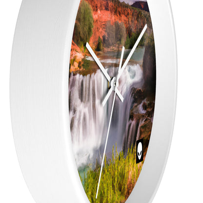 "Capturing Nature's Beauty: Crafting an Iconic Landscape in Vibrant Art" - The Alien Wall Clock