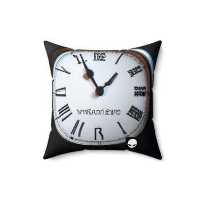 Timeless Visuals: Exploring the Concept of Time Through the Ages. - The Alien Square Pillow