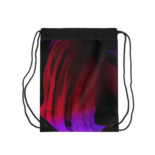 "Exploring Contrasts: A Colorful Dance of Luminance and Chromatic Aberration"- The Alien Drawstring Bag