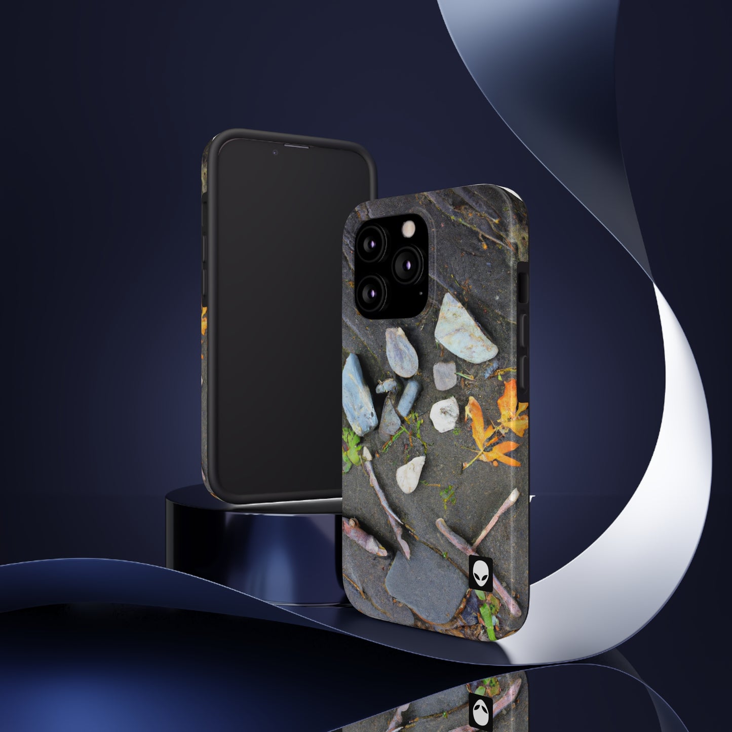 „Elemente der Natur: Gestaltung einer kreativen Landschaft“ – The Alien Tough Phone Cases