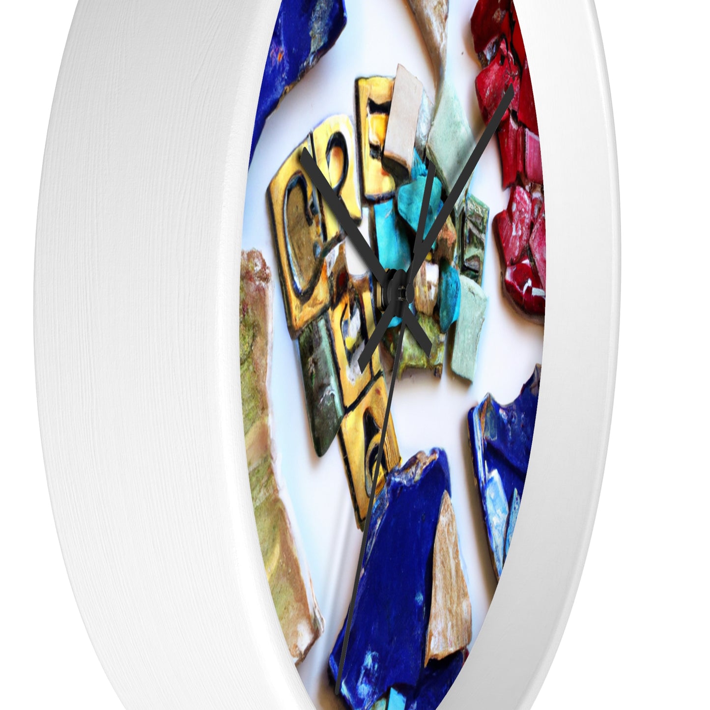 "A Mosaic of Resilience: A Creative Exploration of Strength and Endurance" - The Alien Wall Clock