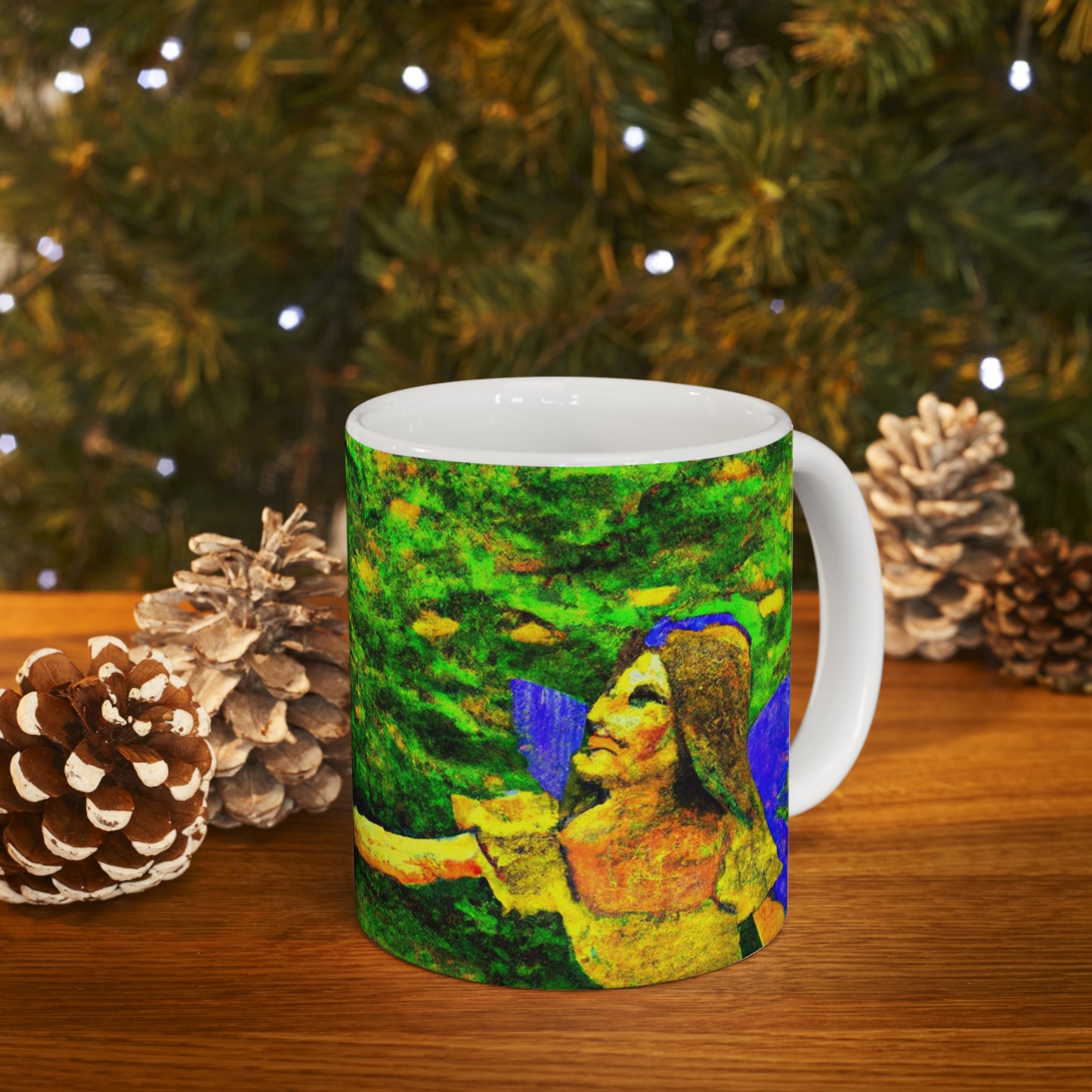 The Fairy and the Brave Adventurer - The Alien Ceramic Mug 11 oz