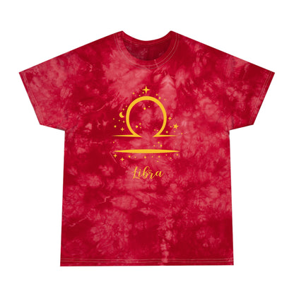 Libra Zodiac Sign  - The Alien Tie-Dye Tee, Crystal