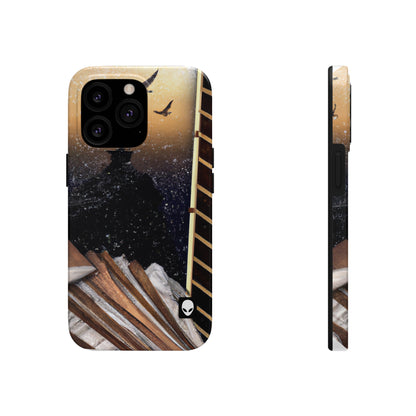 "A Tale of Storytelling Art: A Mixed Media Masterpiece" - The Alien Tough Phone Cases