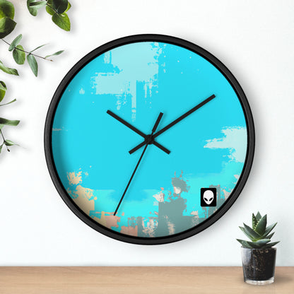 "Un paisaje ventoso: una combinación de tradición y modernidad" - The Alien Wall Clock