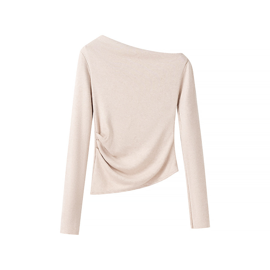 Women Clothing Elegant All Match Long Sleeved Sweater Top