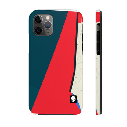 "Abstract Expressionism: Exploring Lines and Shapes" - The Alien Tough Phone Cases