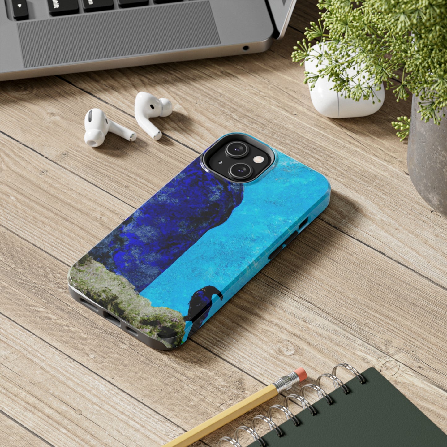 "Crow's Perch on a Waning Tower" - The Alien Tough Phone Cases