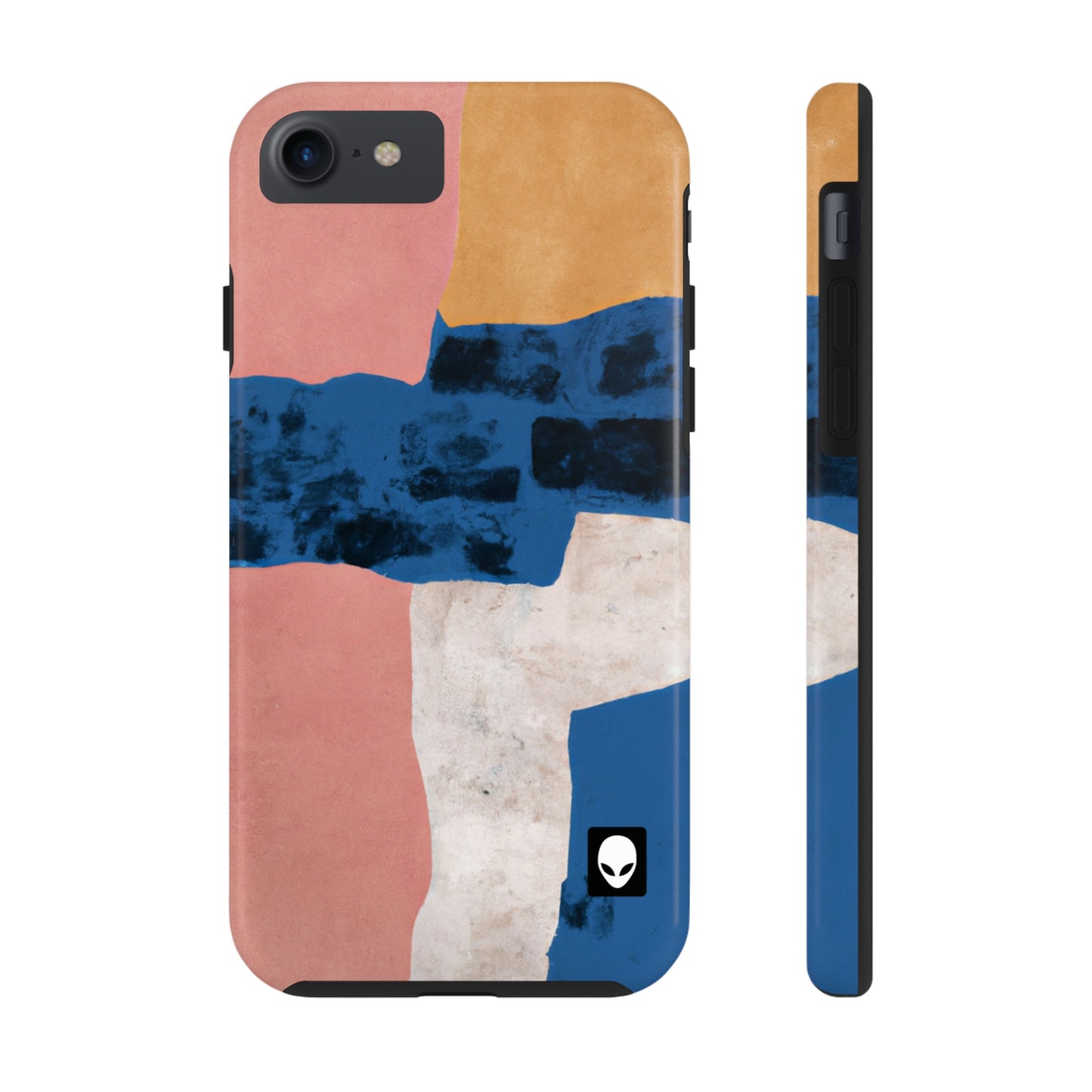 "Interacción de luces y sombras: un collage abstracto" - The Alien Tough Phone Cases