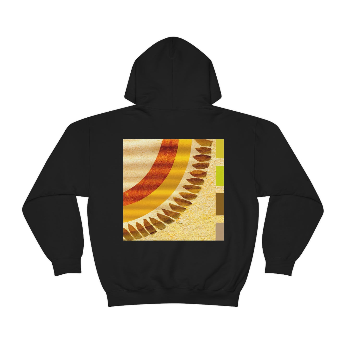 "Un mosaico natural: formas y colores de la Tierra" - The Alien Sudadera con capucha unisex