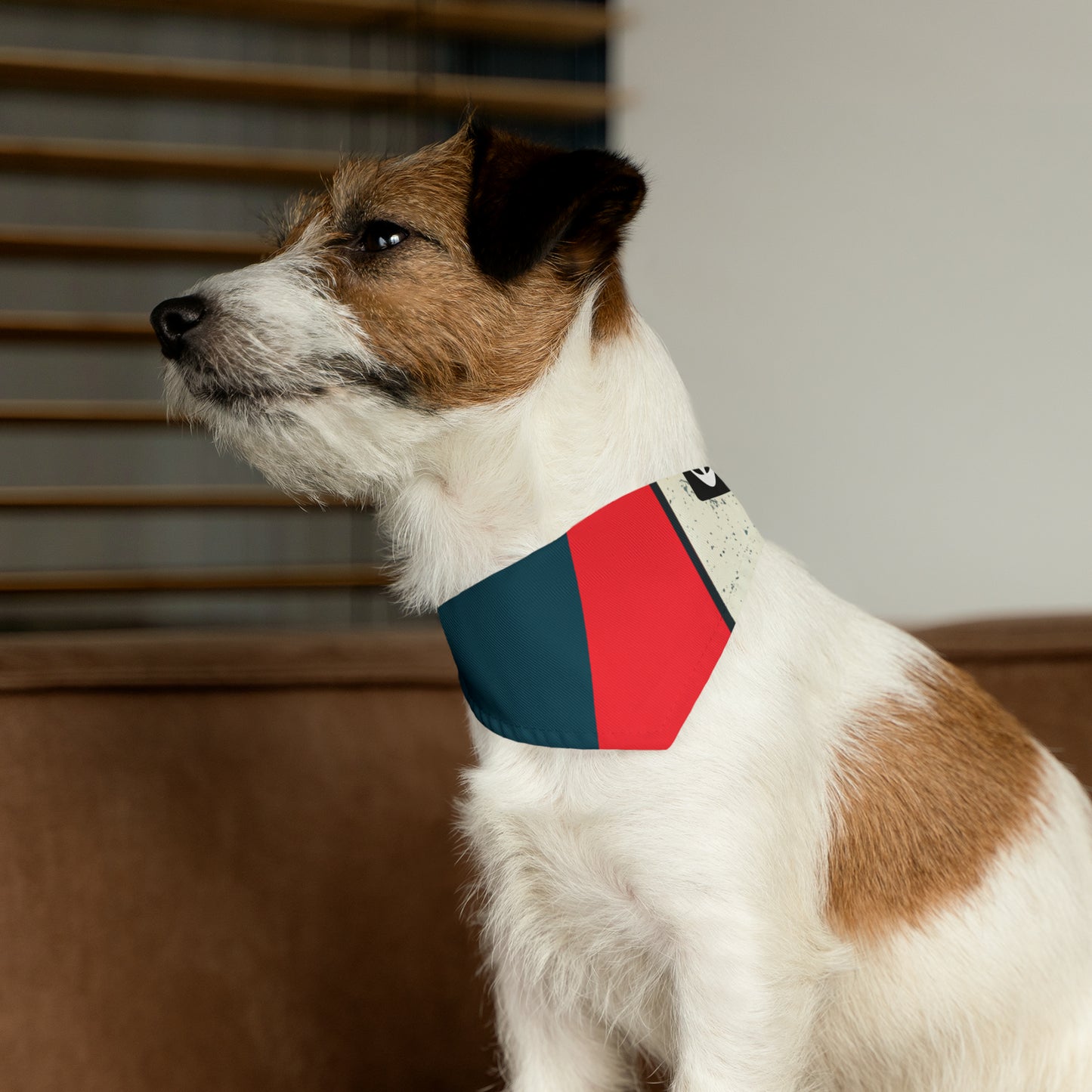 "Abstract Expressionism: Exploring Lines and Shapes" - The Alien Pet Bandana Collar