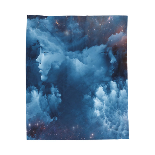 Visionary Vistas - The Alien Velveteen Plush Blanket