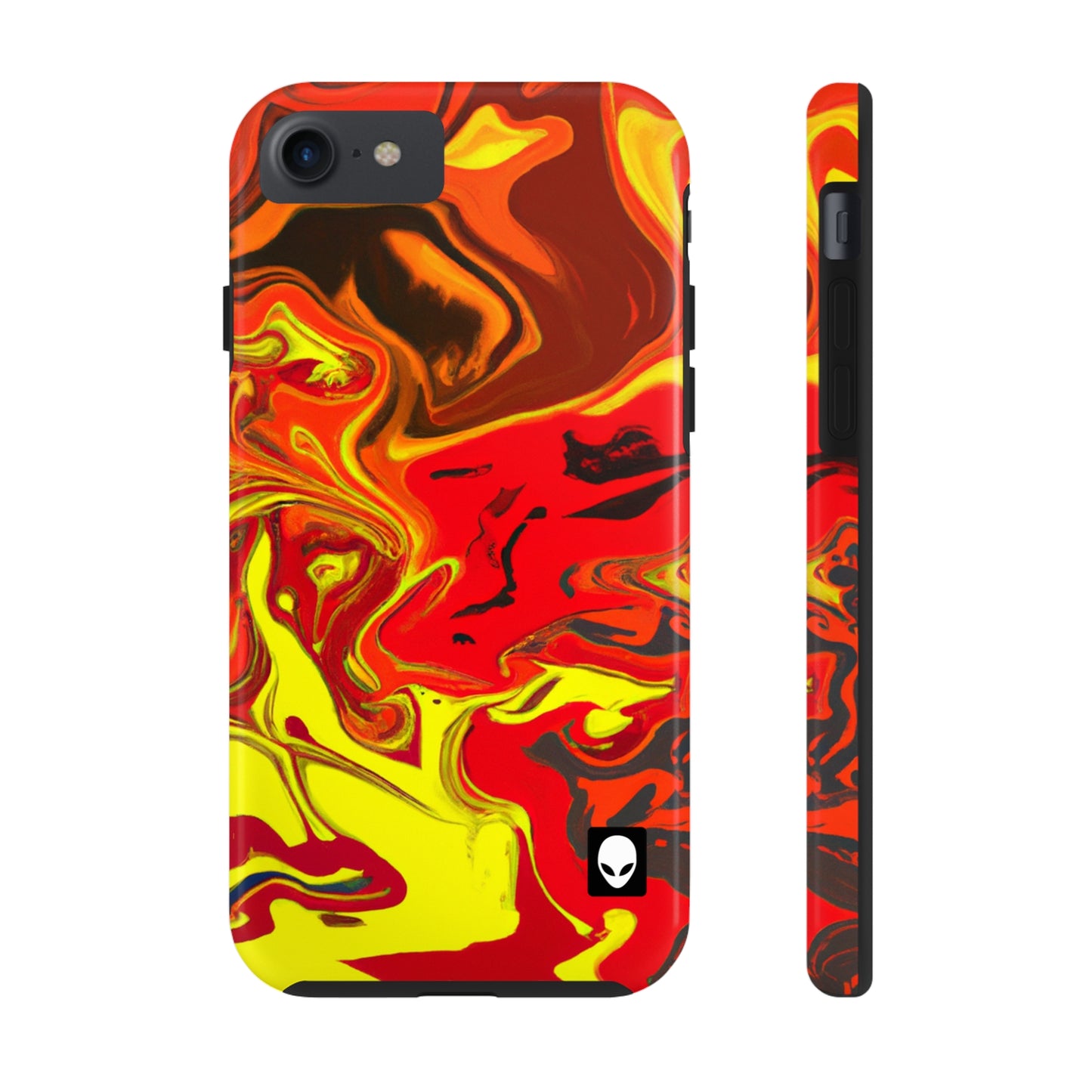 "Abstract Energy in Motion" - The Alien Tough Phone Cases