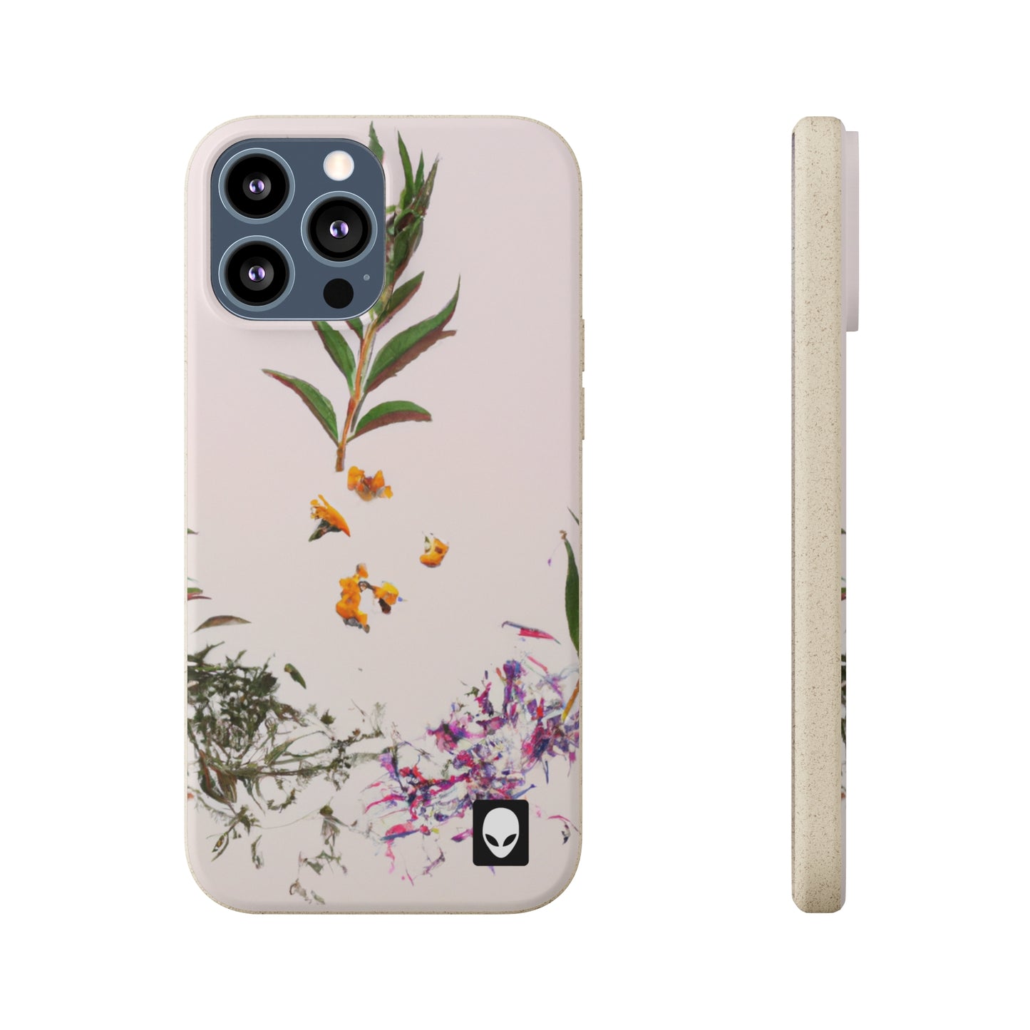 "Exploring Nature's Palette: An Experiment in Abstract Art" - The Alien Eco-friendly Cases