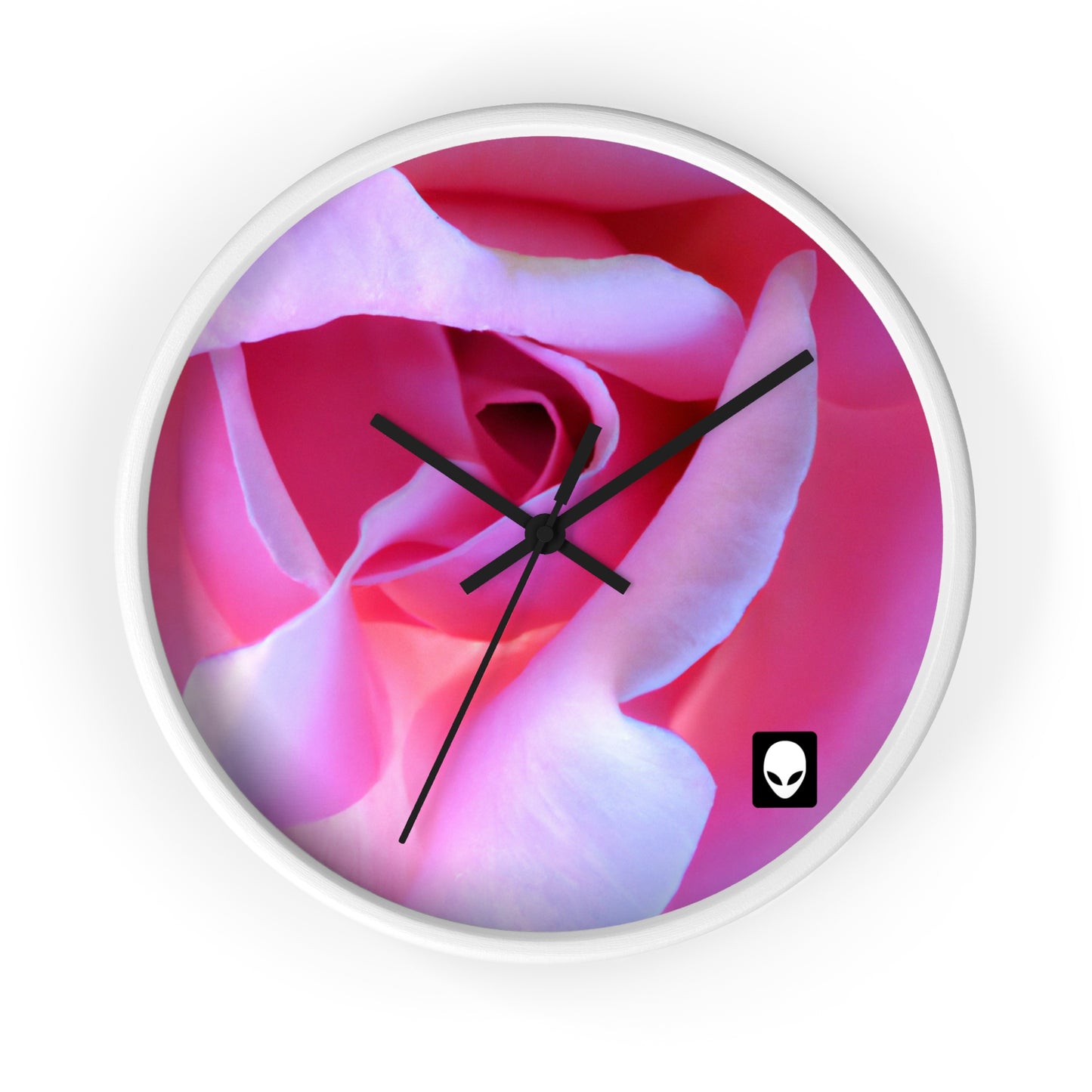 "Blissful Blooms: The Delicate Beauty of Nature" - The Alien Wall Clock