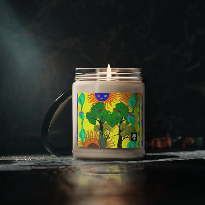 "Collision of Nature's Beauty" - The Alien Eco-friendly Soy Candle