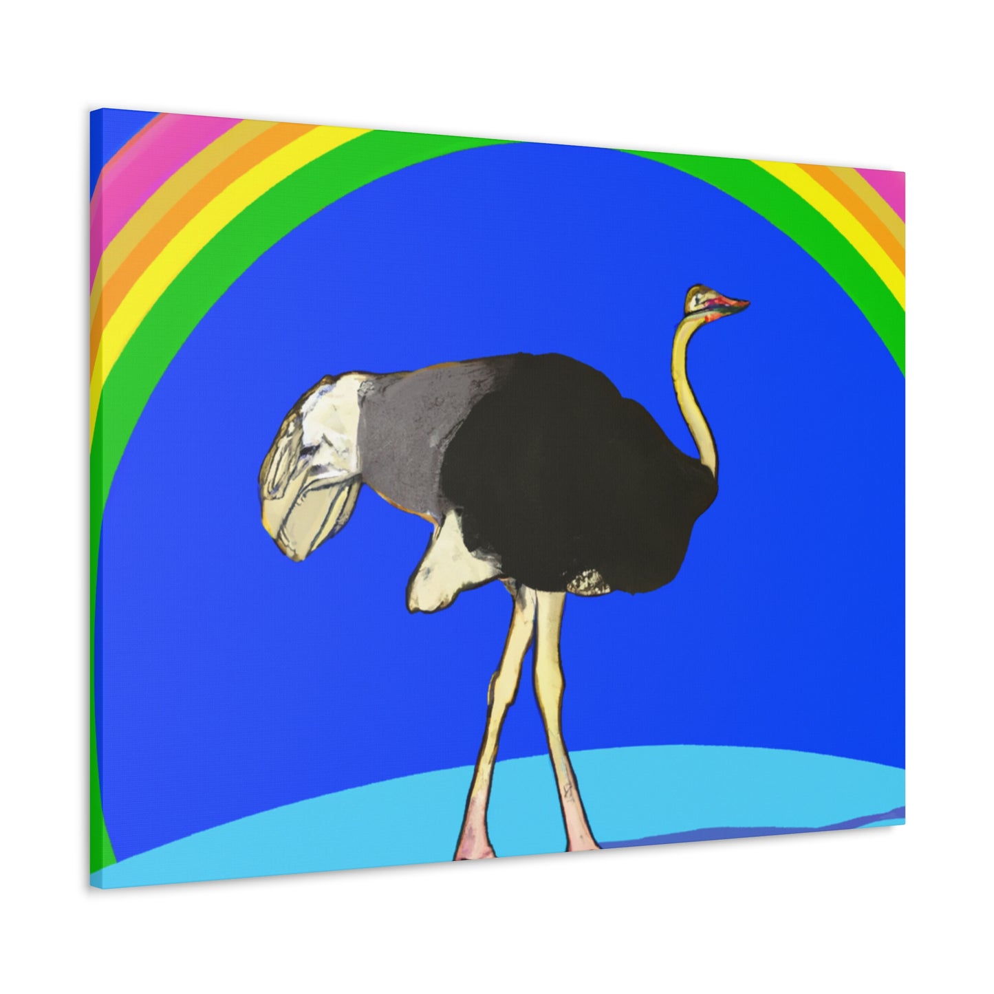 „Bridging the Divide: The Ostrich's Rainbow“ – The Alien Canva