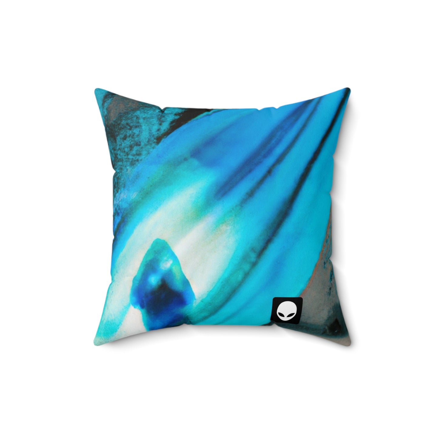 "Dreamscape: Exploring the Inner Realm" - The Alien Square Pillow