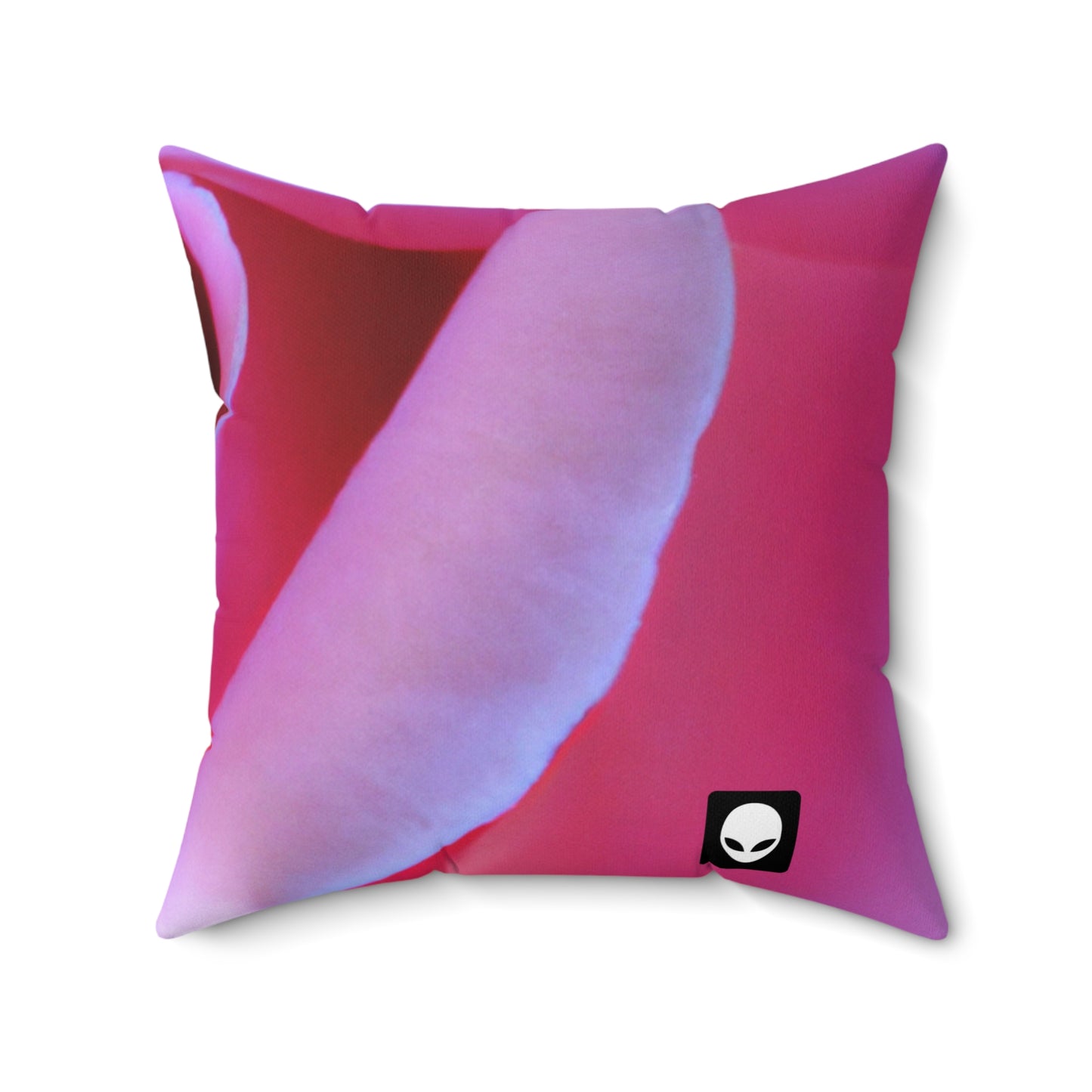 "Blissful Blooms: La delicada belleza de la naturaleza" - The Alien Square Pillow