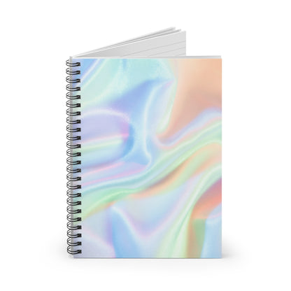 Vibrant Mosaics - The Alien Spiral Notebook (Ruled Line)