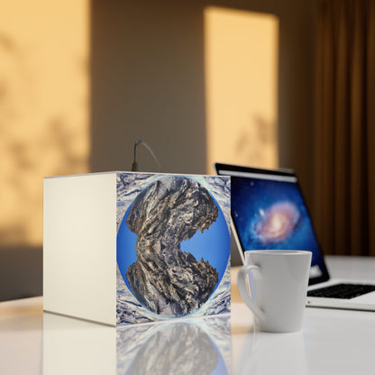 Nature in Splendor: Combining Photography with Digital Artistry - The Alien Light Cube Lamp