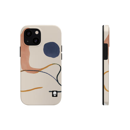 "Geometric Contrast: Exploring Color Through Geometry" - The Alien Tough Phone Cases