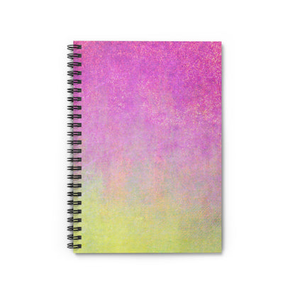 Gilded Graffiti - The Alien Spiral Notebook (Ruled Line)