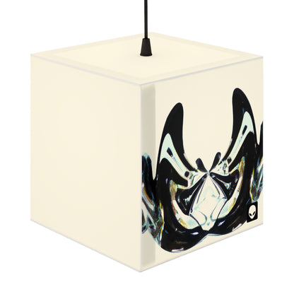 "Merging Perspectives: Crafting a Dynamic Visual Representation" - The Alien Light Cube Lamp