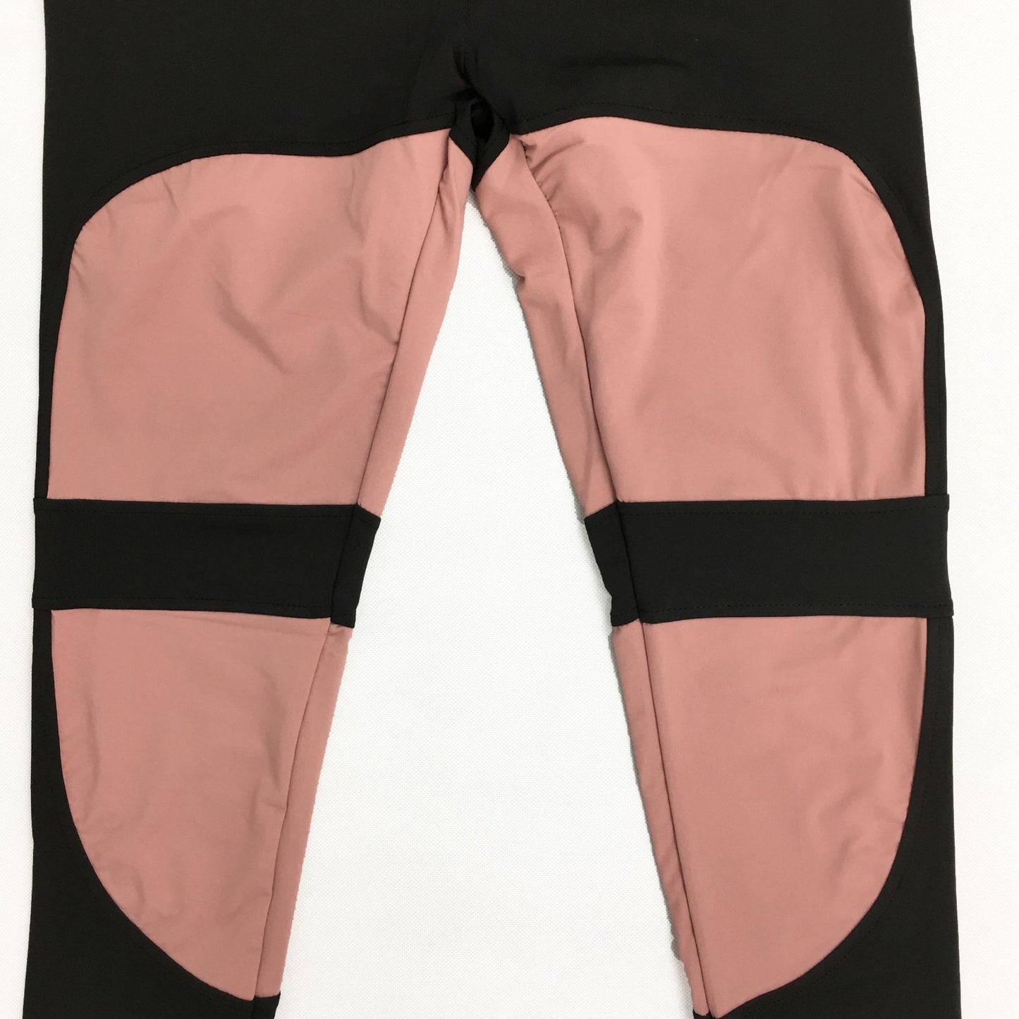 Pantalones de yoga para mujer con panel de malla