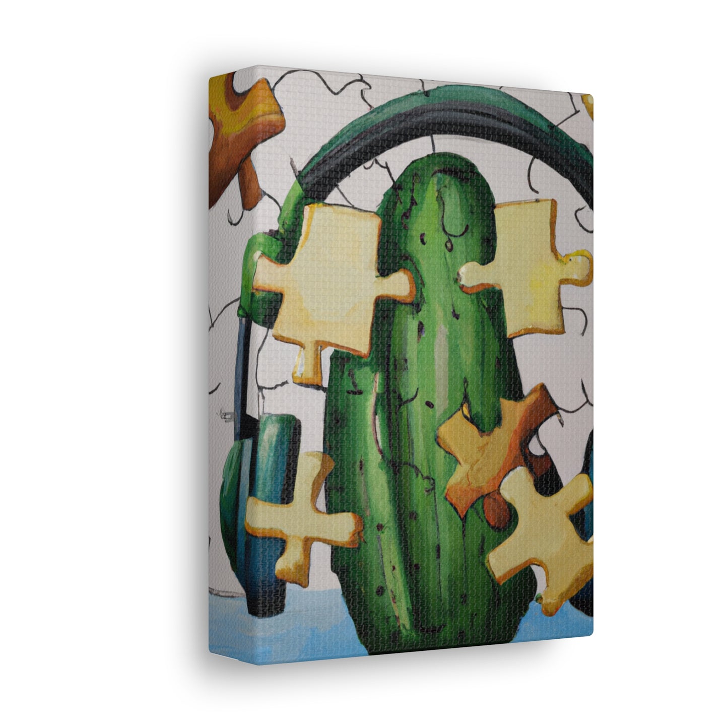 "Cactified Puzzle Time" - The Alien Canva