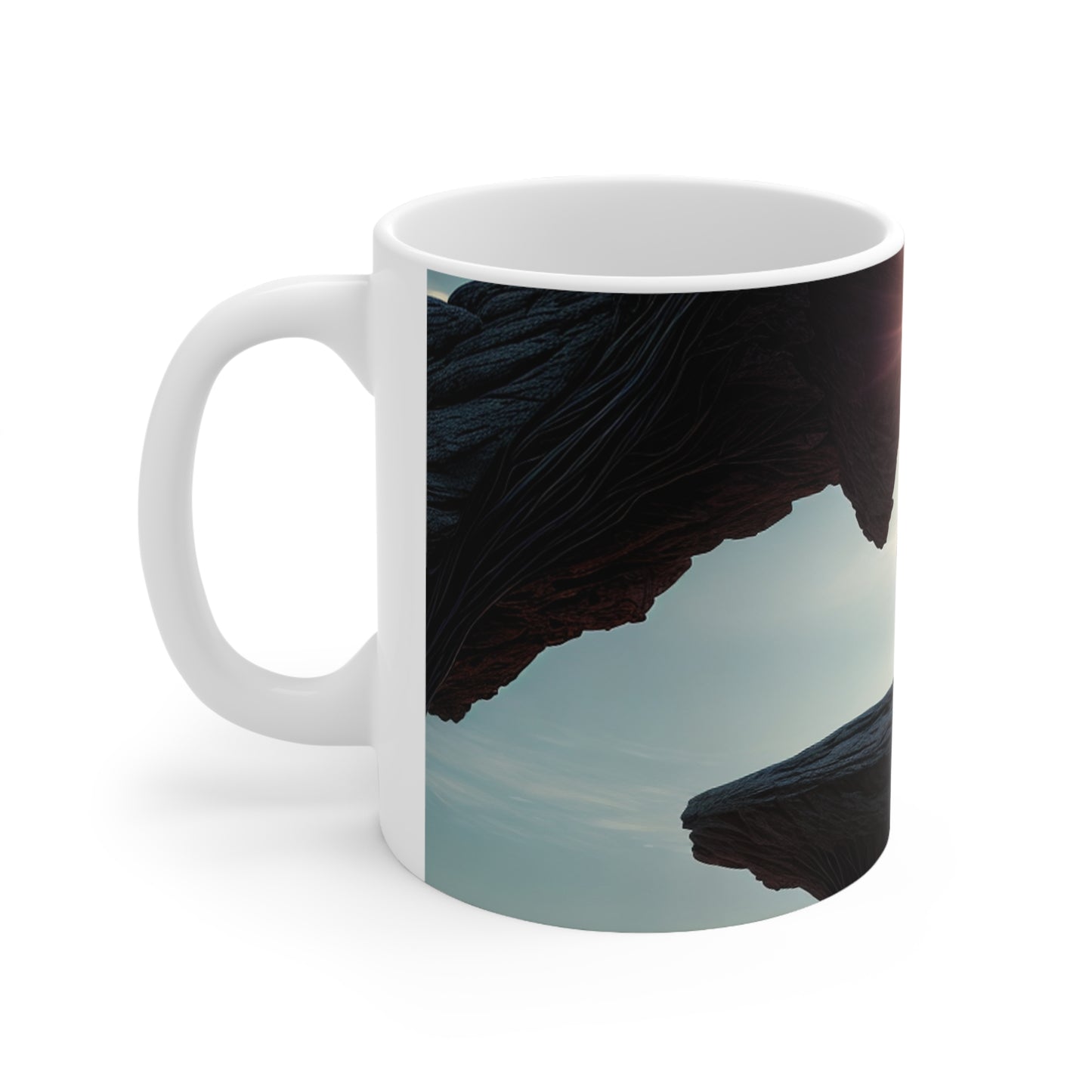 "Alien Landscape Odyssey" - Taza de cerámica The Alien 11 oz