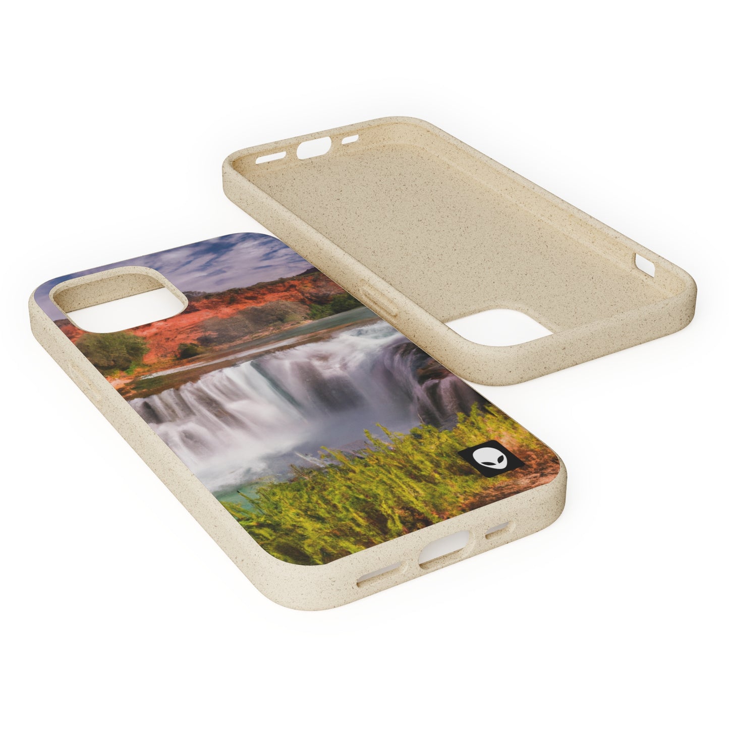 "Capturing Nature's Beauty: Crafting an Iconic Landscape in Vibrant Art" - The Alien Eco-friendly Cases