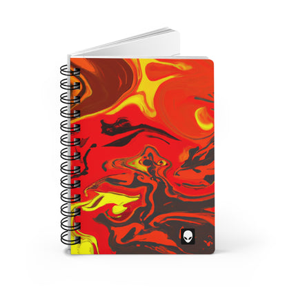 "Abstract Energy in Motion" - The Alien Spiral Bound Journal