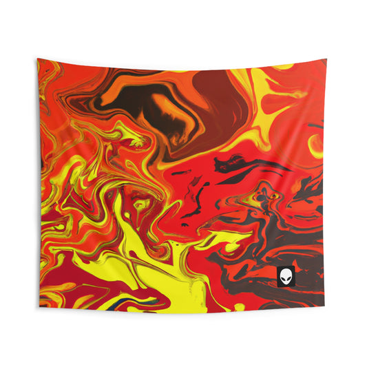 "Abstract Energy in Motion" - The Alien Wall Tapestries