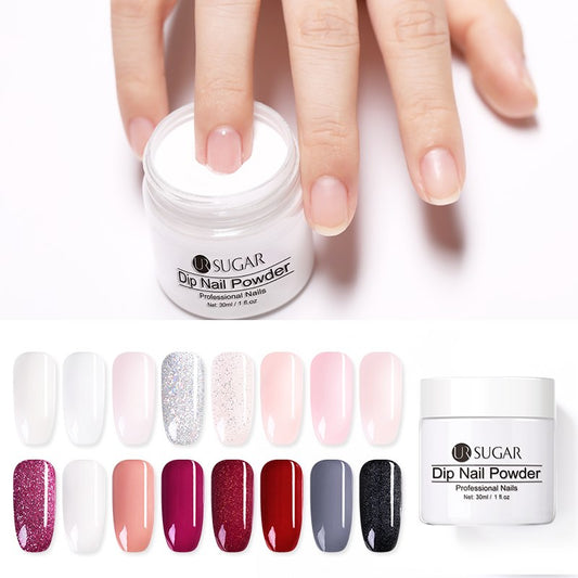 UR Nagelinfusionspulver Französisches Nagelpulver Glitzer Nagelmist Feuchtigkeitsspendendes Pulver Tauchpulver