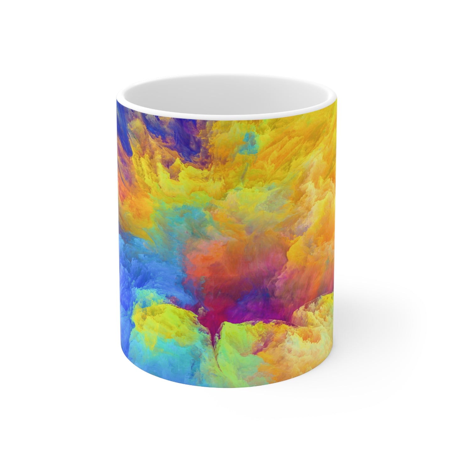 Enredos vibrantes - La taza de cerámica alienígena 11oz