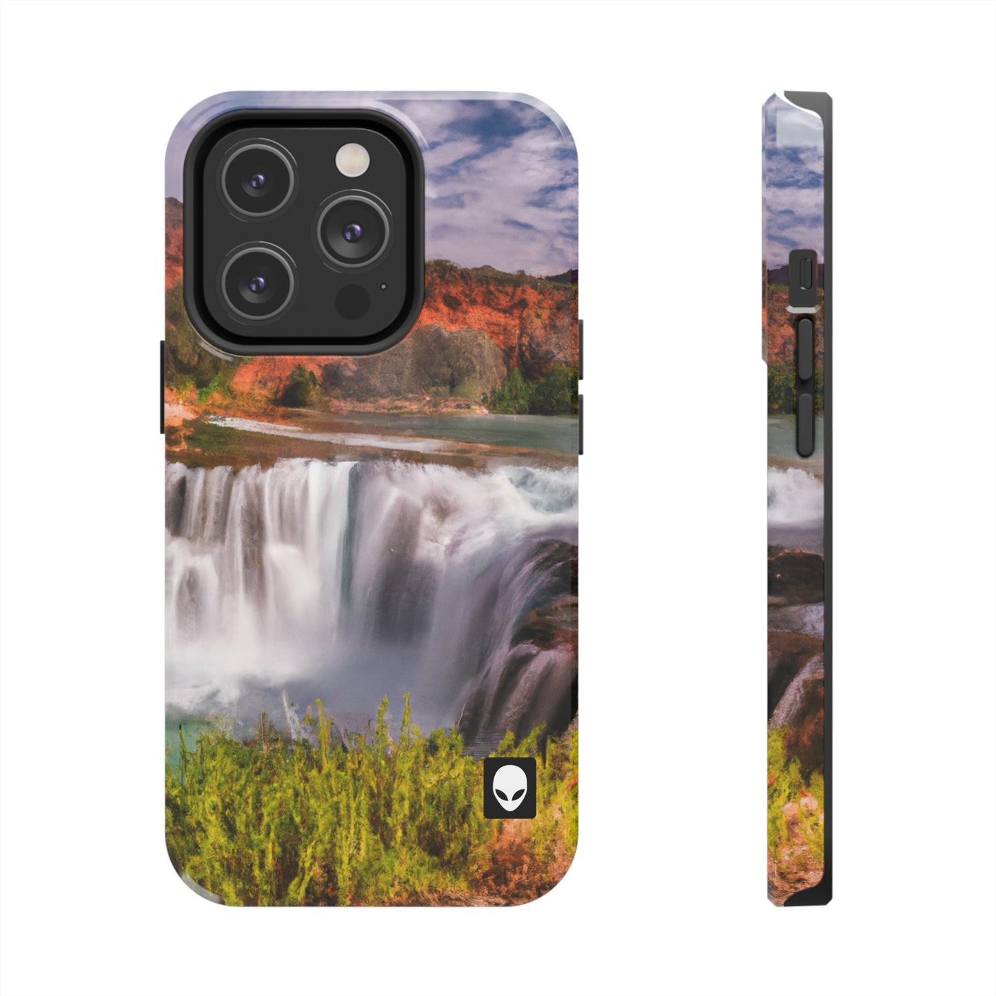 "Capturando la belleza de la naturaleza: creando un paisaje icónico en un arte vibrante" - The Alien Tough Phone Cases