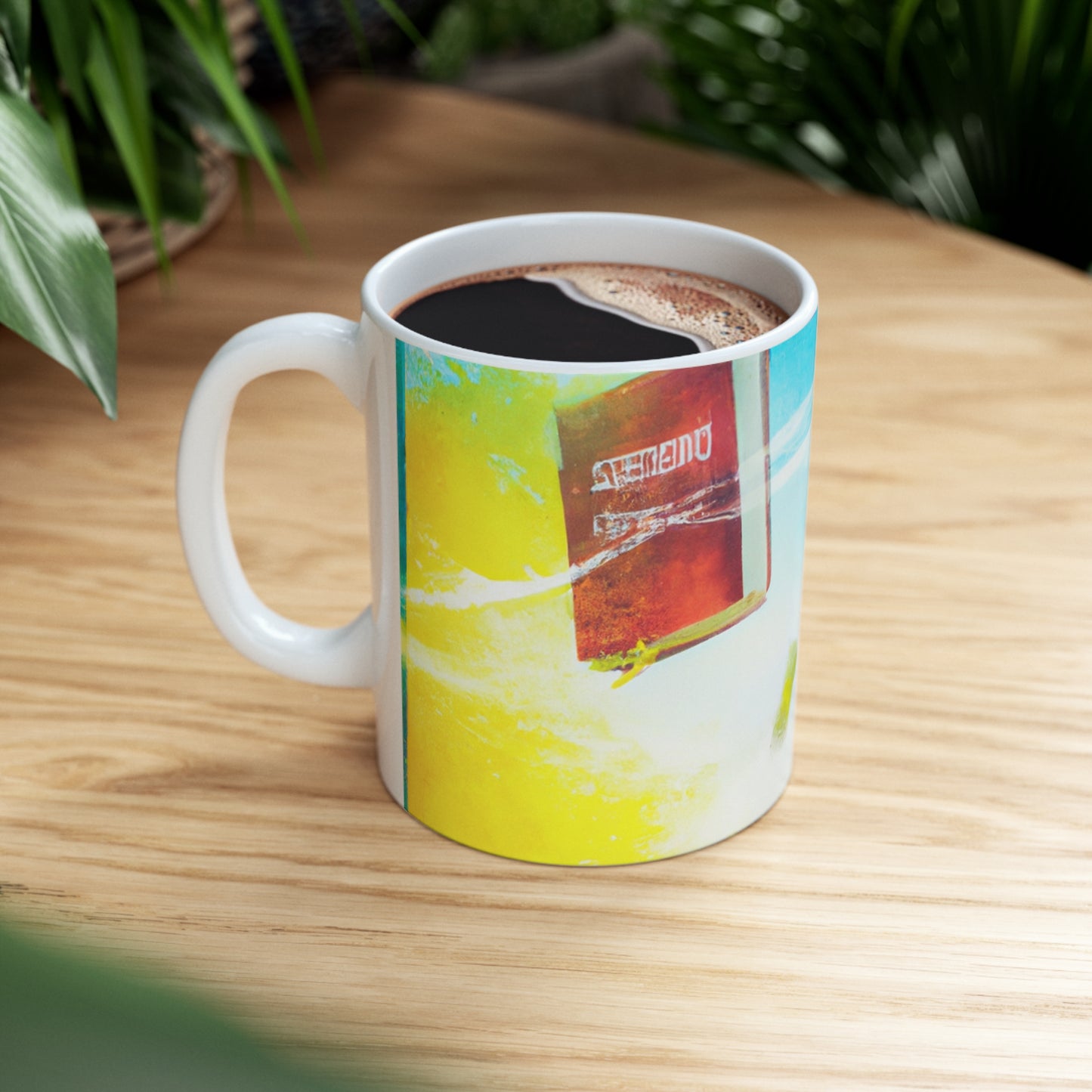 "Exploring My World through Art: Capturing the Memories of Places Visited" - The Alien Ceramic Mug 11 oz