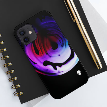 "Exploring Contrasts: A Colorful Dance of Luminance and Chromatic Aberration" - The Alien Tough Phone Cases