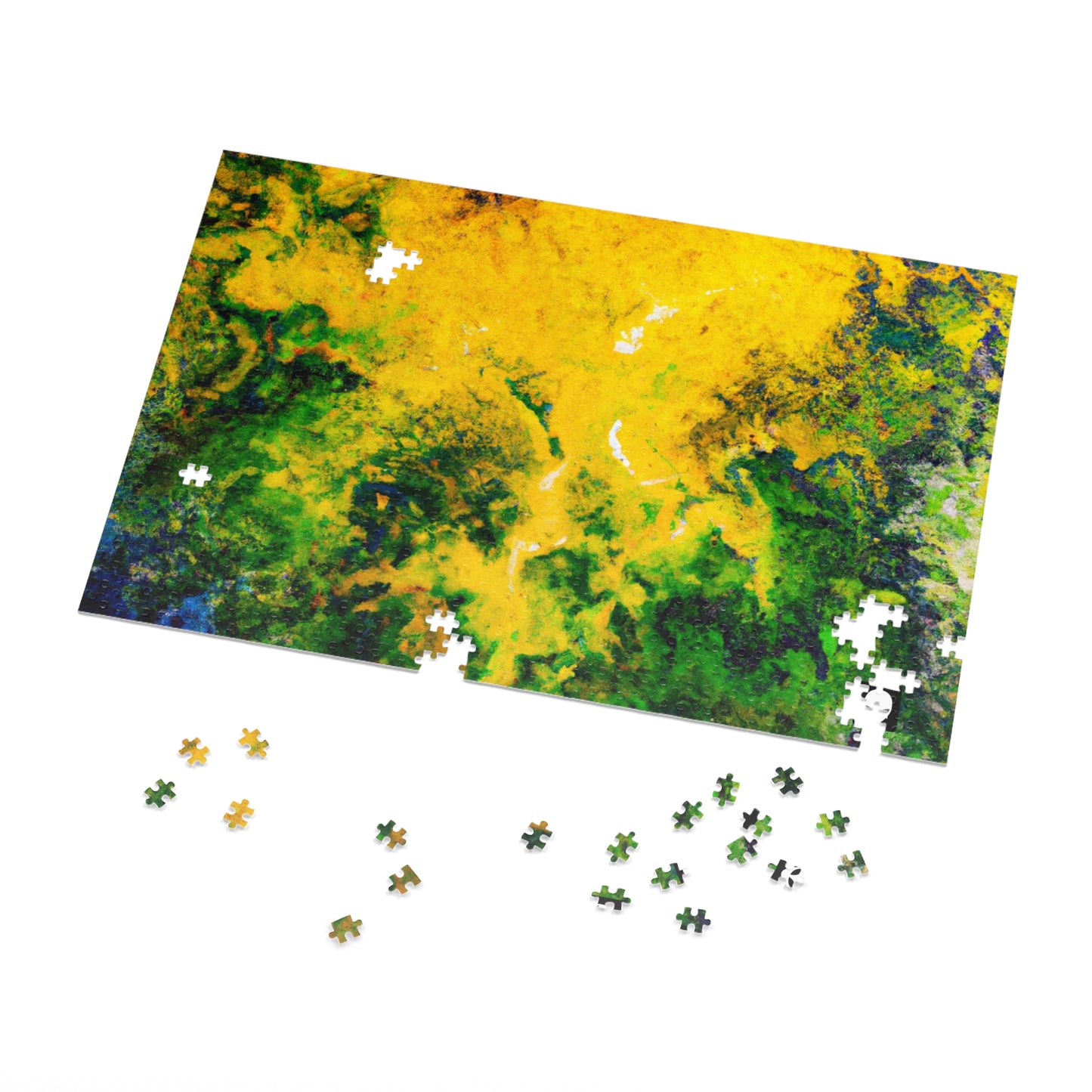 "Exploring Colorful Textures" - The Alien Jigsaw Puzzle