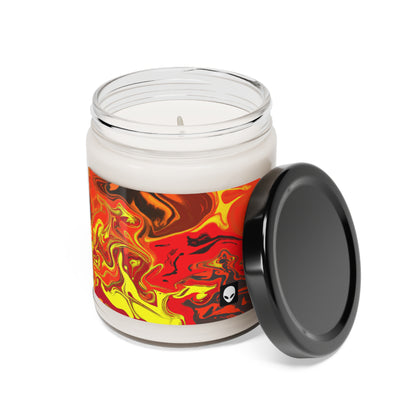 "Abstract Energy in Motion" - The Alien Eco-friendly Soy Candle