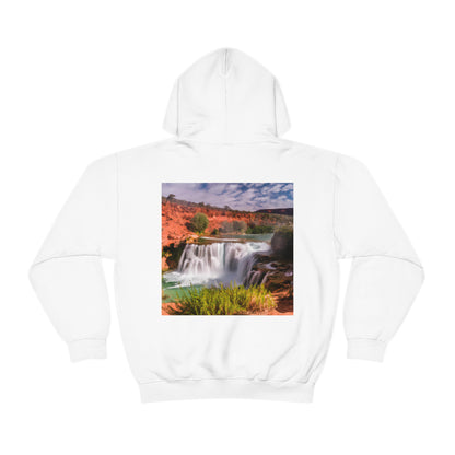 "Capturing Nature's Beauty: Crafting an Iconic Landscape in Vibrant Art" - The Alien Unisex Hoodie