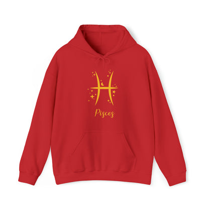 Pisces Zodiac Sign  - The Alien Unisex Heavy Blend™ Hooded Sweatshirt